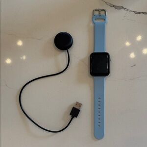 iTouch AIR 4 Smartwatch with Silicone Blue Band